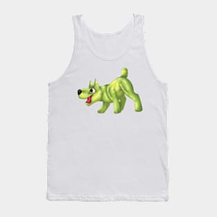 Barkbark: Light Green Tank Top